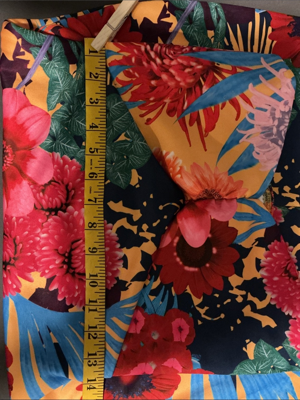 Queen Vibrant Floral Strapless Maxi Dress - Bold Orange & Multi Medium - Picture 6 of 8
